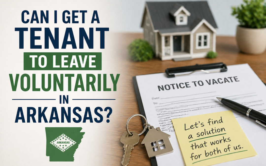 Can I Get a Tenant to Leave Voluntarily in Arkansas?