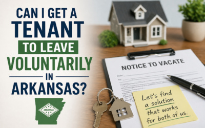 Can I Get a Tenant to Leave Voluntarily in Arkansas?
